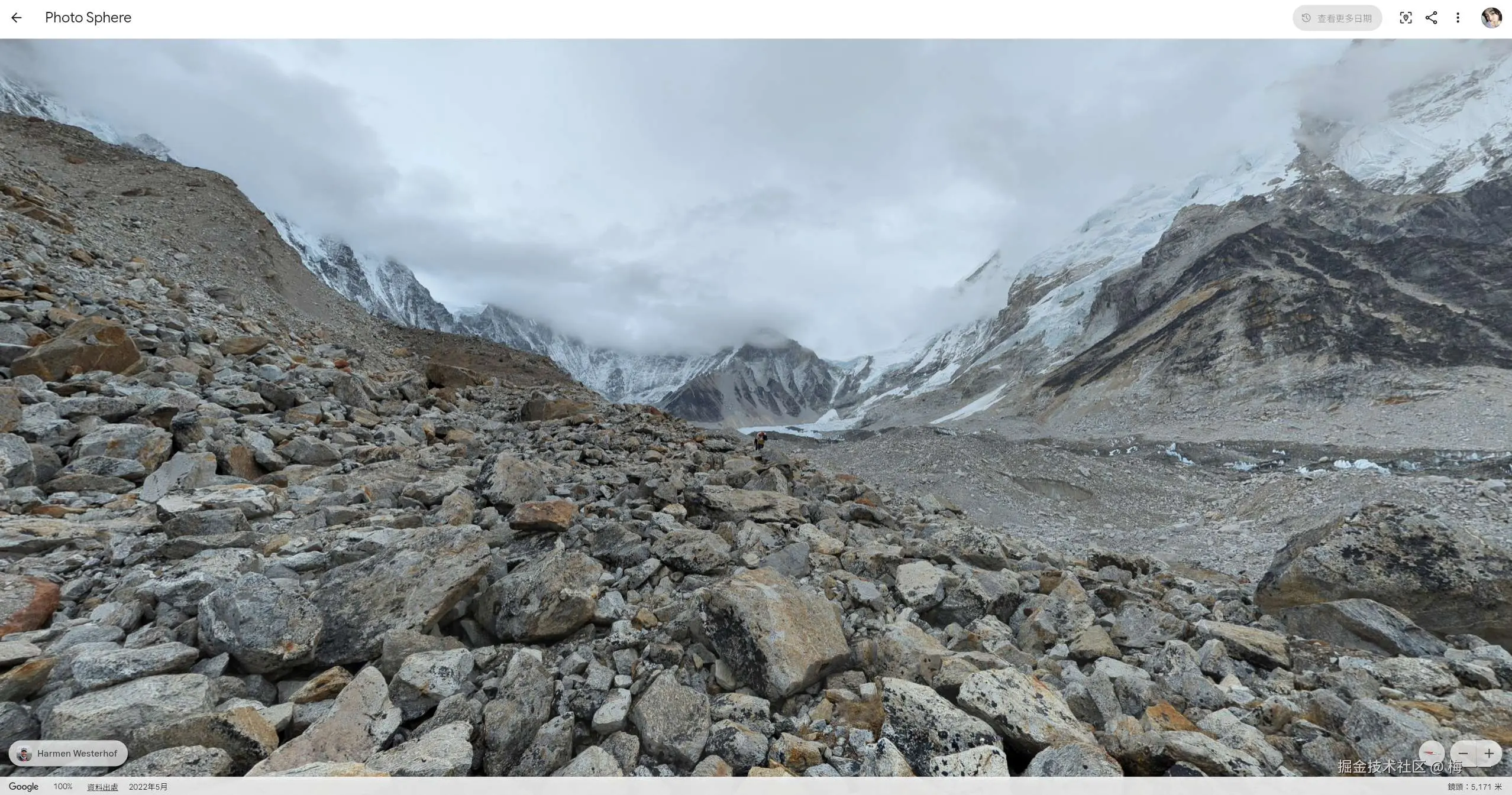 珠穆朗玛峰山下