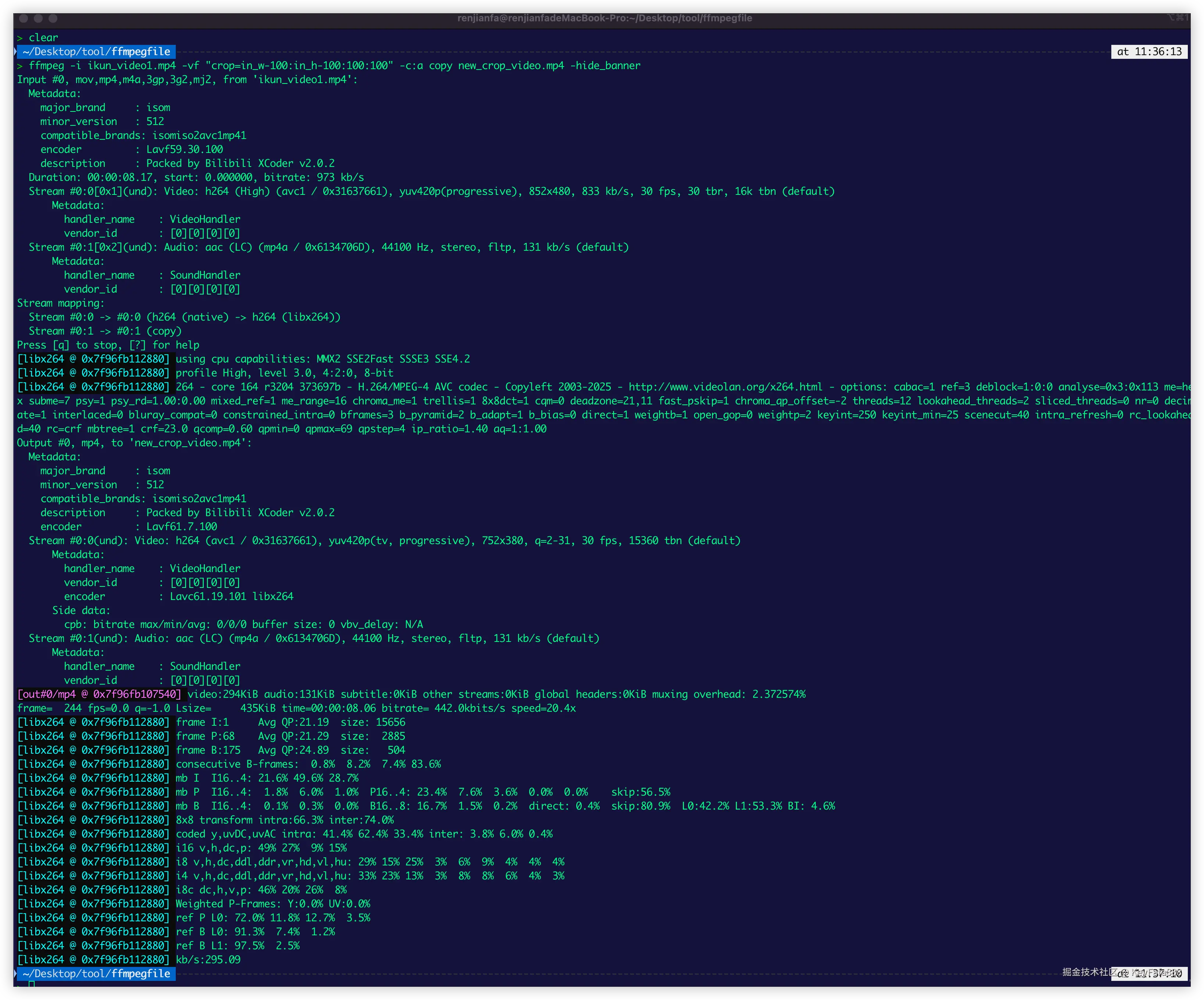 裁剪偏移左上角 100 像素