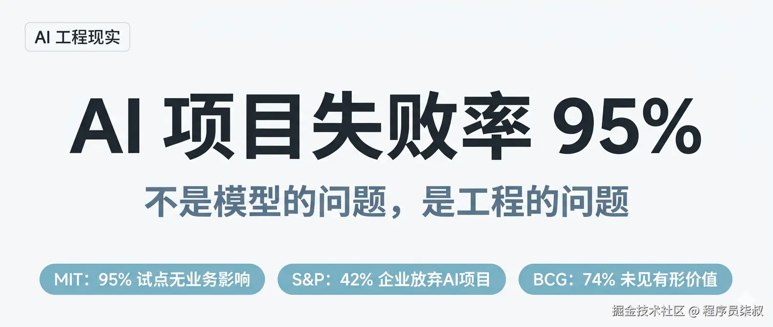 AI 项目失败率 95% 封面