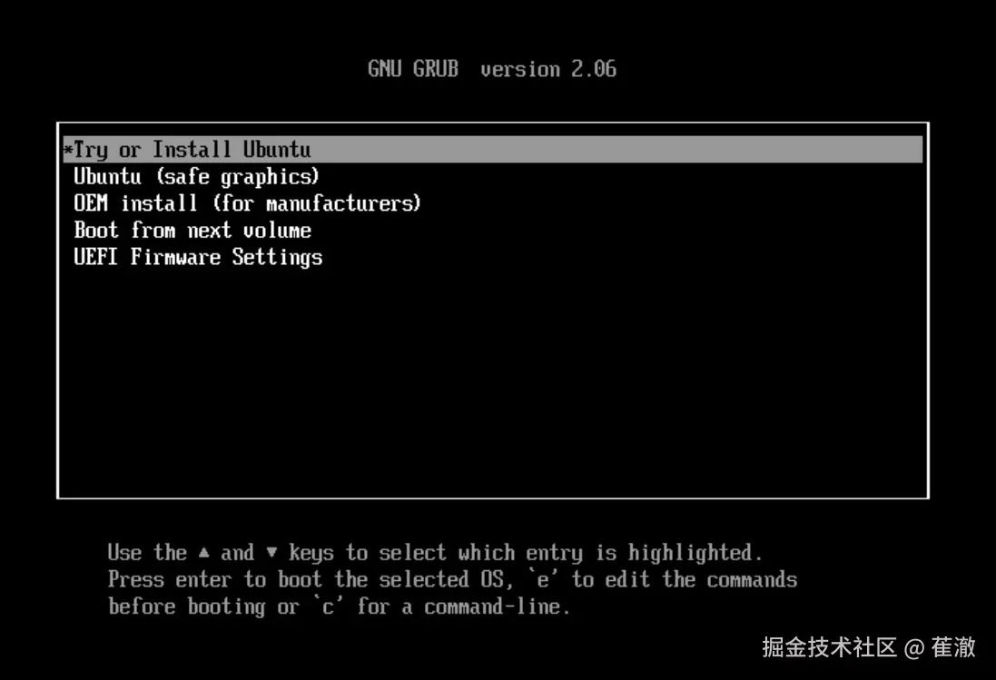 Try or Install Ubuntu