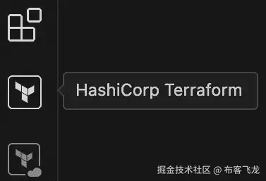 图 8.5 – HashiCorp Terraform 扩展将在左侧导航栏中创建新的菜单项