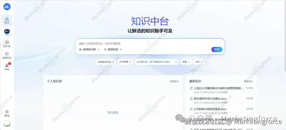 迈富时 KnowForce AI 知识中台