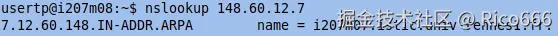 nslookup