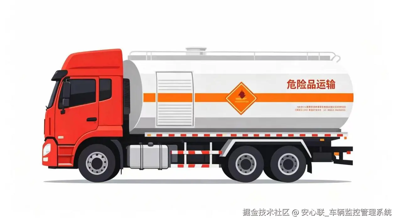 危险品运输多维度温湿度安全监测示意