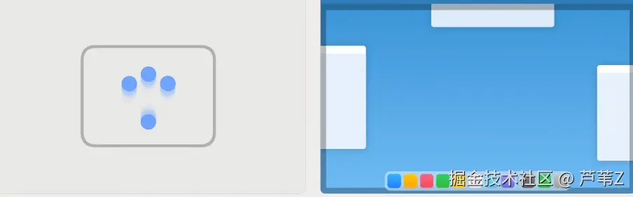 Macbook 触控板四指张开显示桌面手势