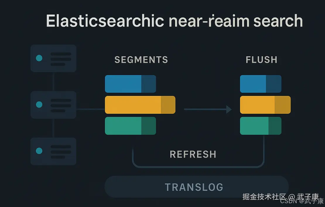 大数据-180 Elasticsearch 近实时搜索：Segment、Refresh、Flush、Translog 全流程解析