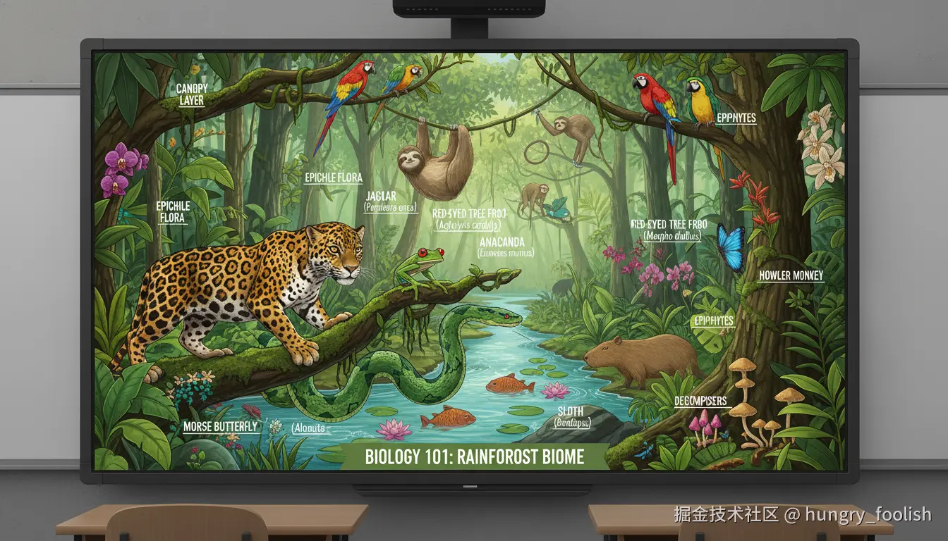 学生通过AI生成的多媒体内容进行互动学习