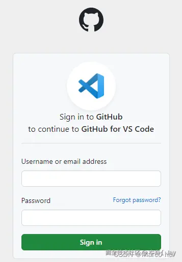 github登录页
