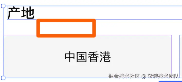 不同的边距实现