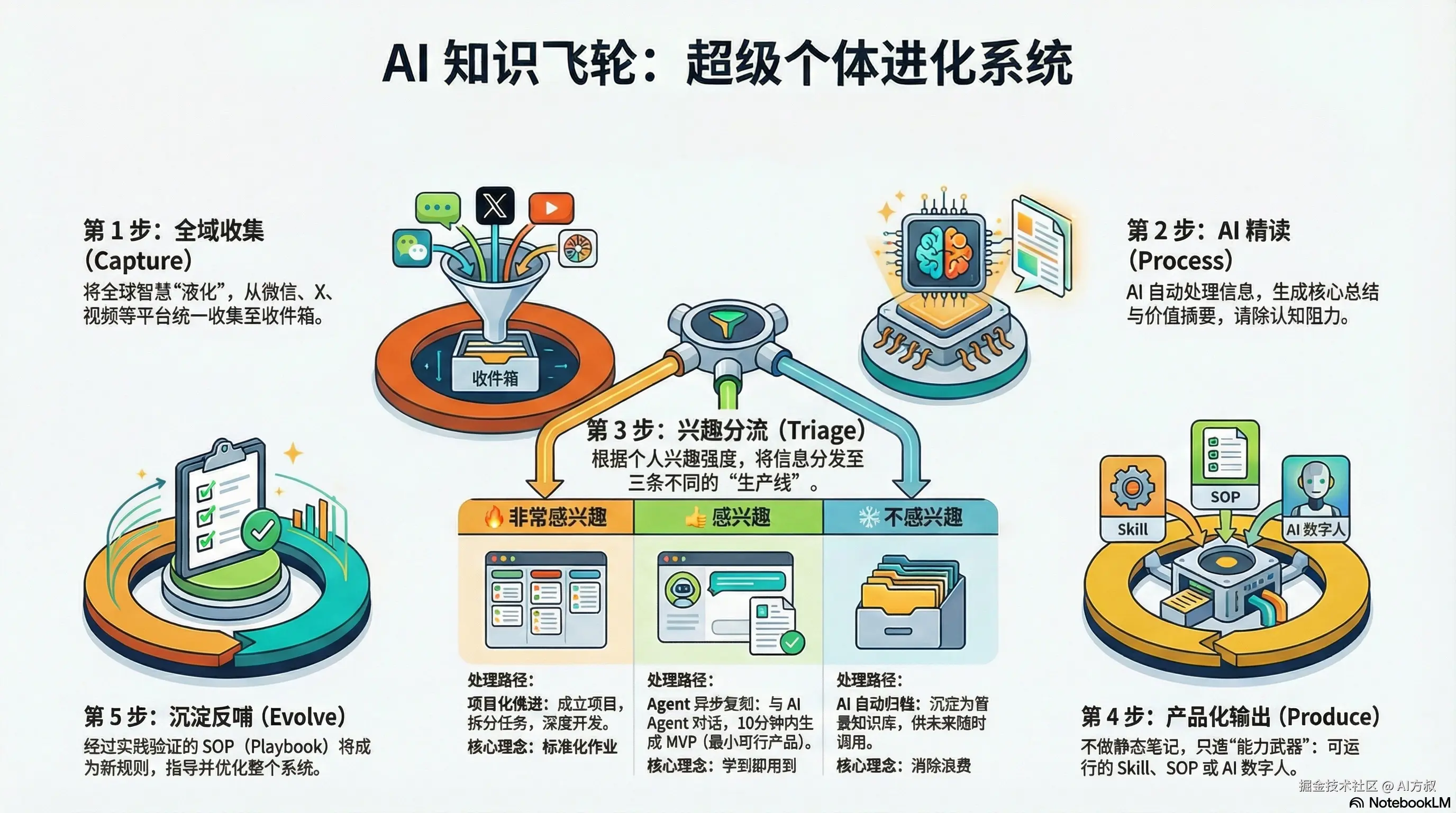 AI知识飞轮完整流程