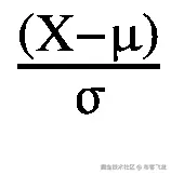 \frac{\left(\mathrm{X}-\upmu \right)}{\upsigma}
