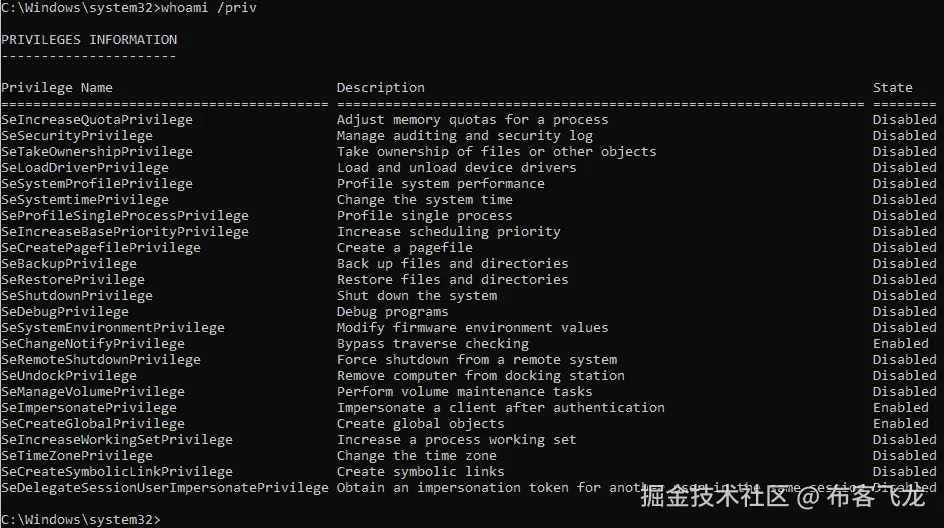 图 1.8 – 特权访问令牌