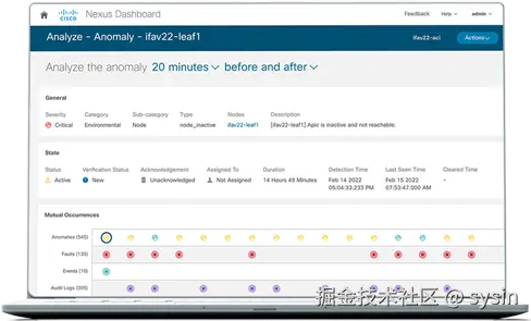 Nexus Dashboard 云管理软件让您高枕无忧