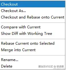本地分支切换
