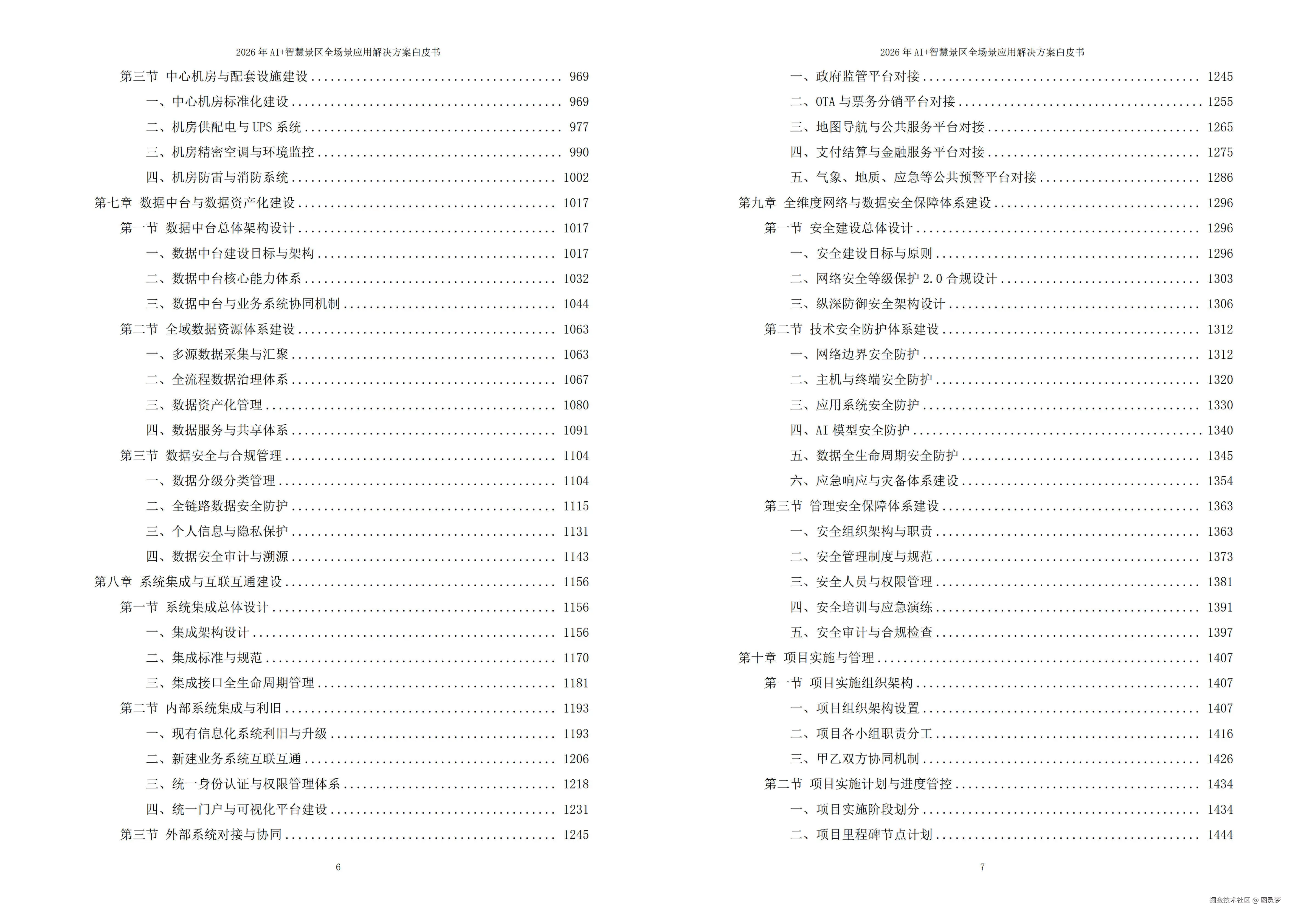 2026年AI+智慧景区全场景应用解决方案白皮书 - 全1648页下载
