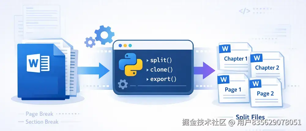 使用Python拆分Word文档