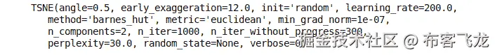 图 6.6：将 t-SNE 应用于 PCA 转换后的数据    