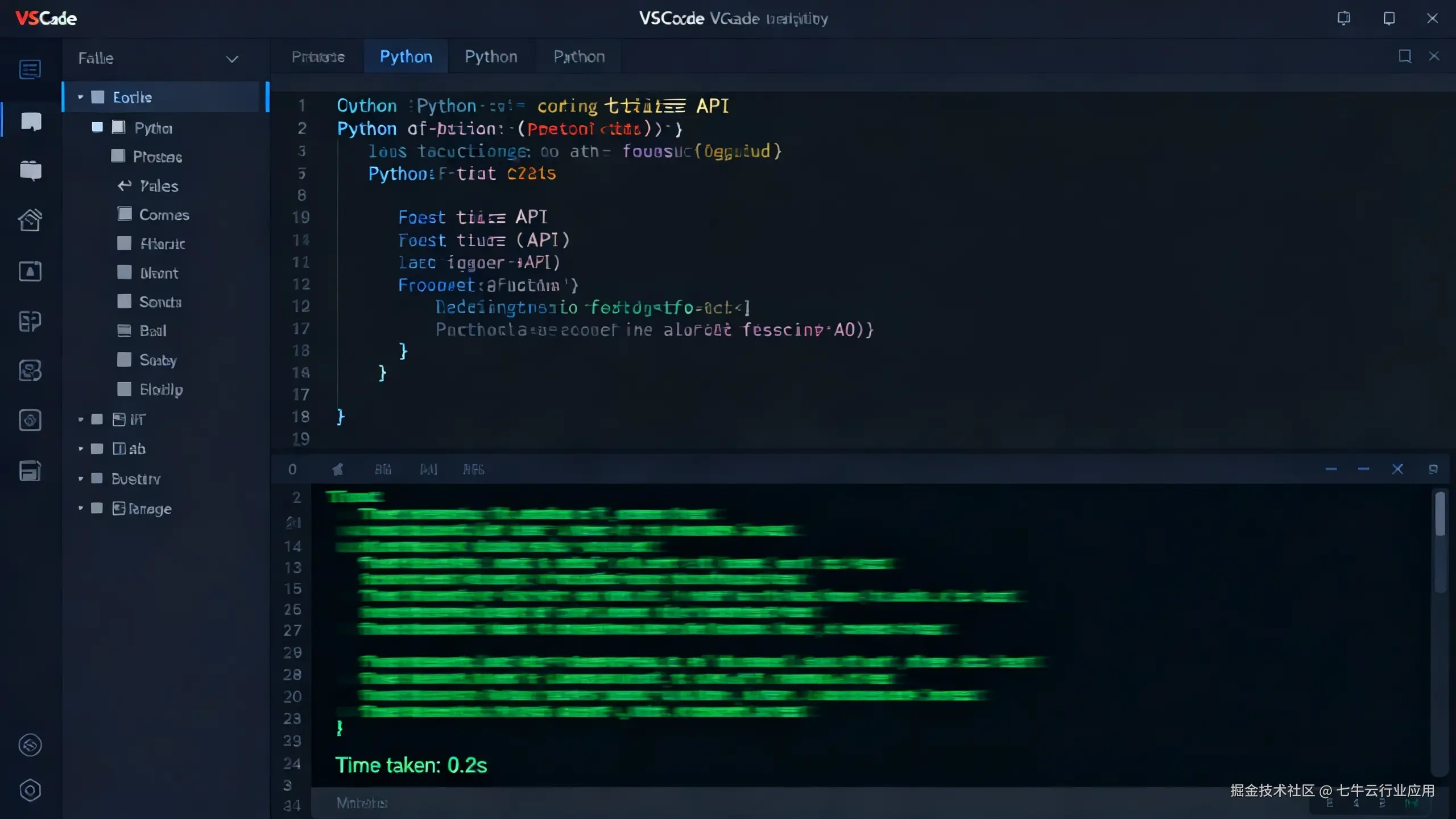 jimeng-2026-02-05-1181-一张 VSCode 编辑器的界面截图，深色主题。左侧是文件目录，中间代码编辑区打....png