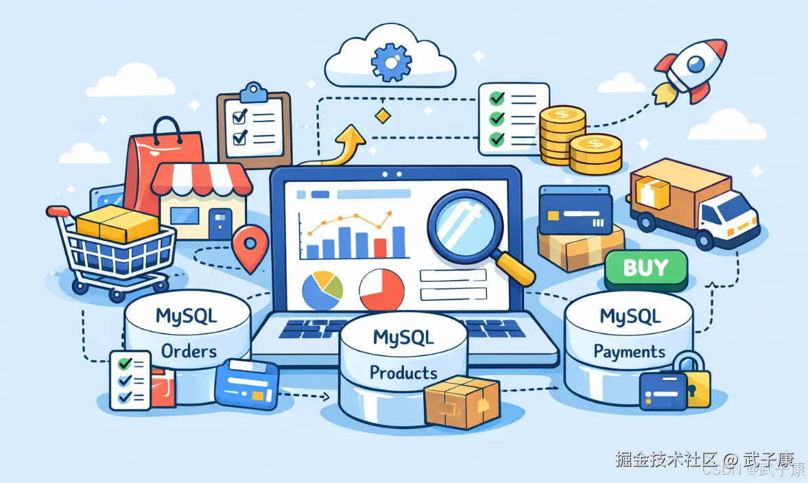 大数据-241 离线数仓 - 实战：电商核心交易数据模型与 MySQL 源表设计（订单/商品/品类/店铺/支付）