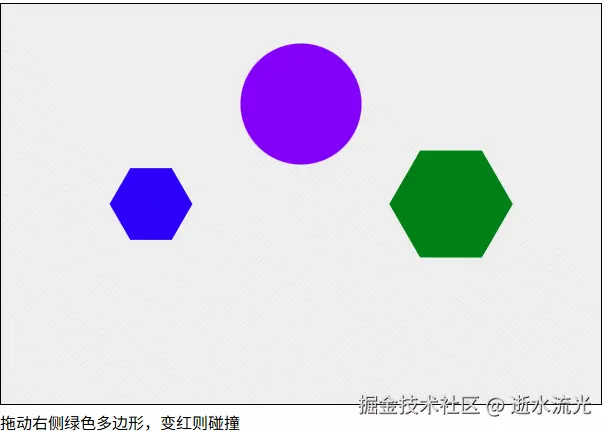 圆与多边形碰撞