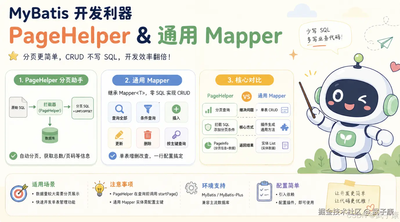 Java-15 深入浅出MyBatis 分页与通用 Mapper 实战：PageHelper + tk.mybatis 从配置到分页查询