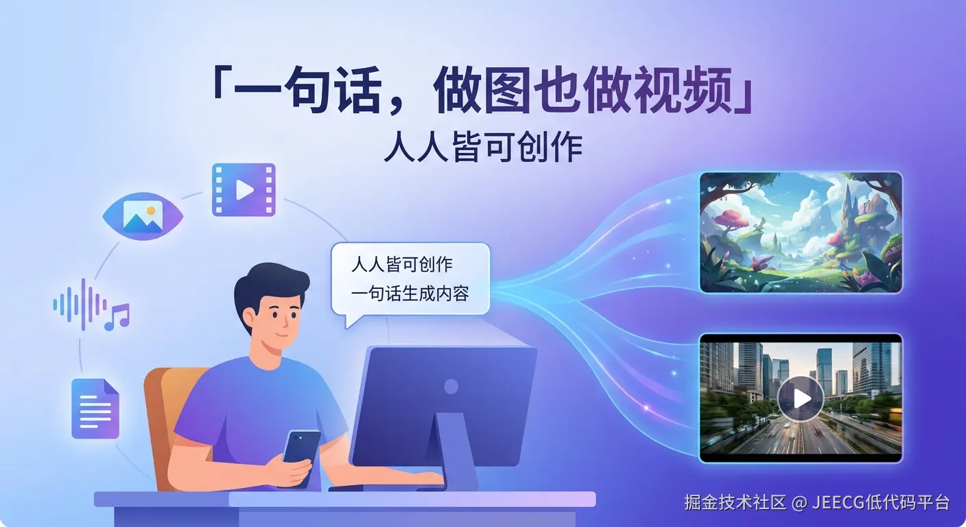 一句话，做图也做视频，人人皆可创作