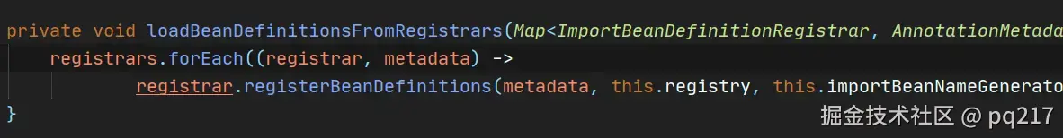 registerBeanDefinitions