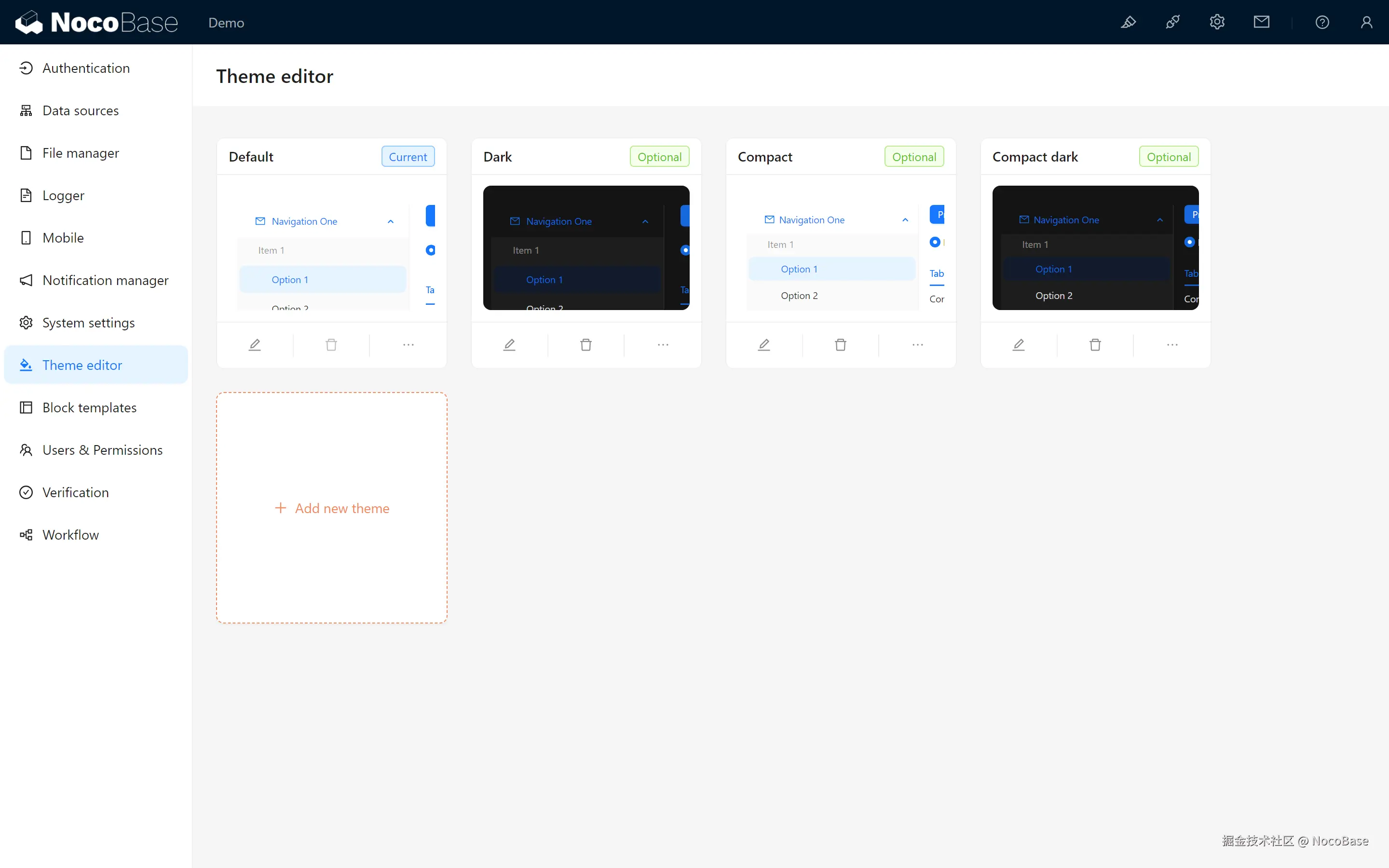 主题编辑器界面