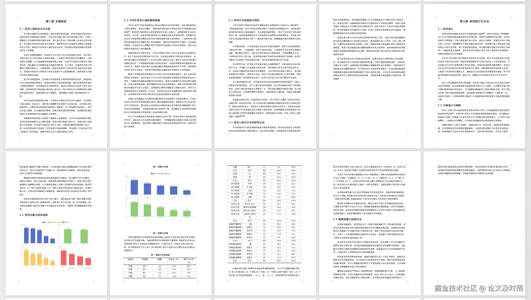 PaperNex问卷论文示例