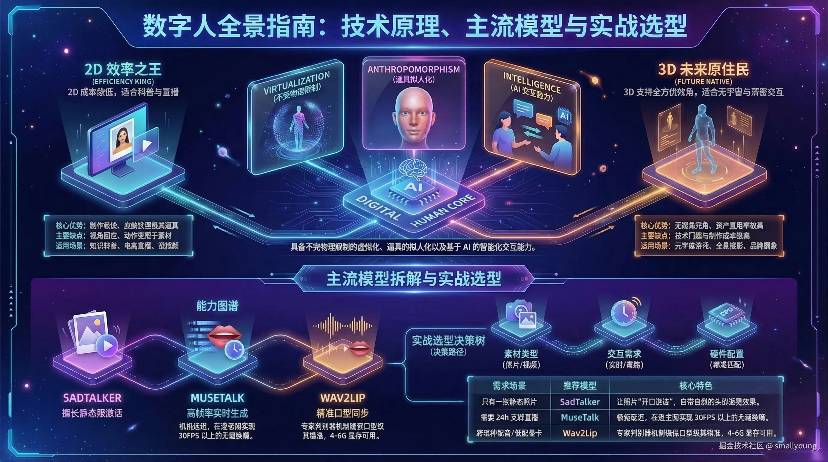 数字人完全指南：从虚拟形象到AI智能体的进化之路