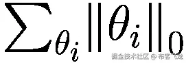 {\sum}_{\theta_i}{\left\Vert {\theta}_i\right\Vert}_0