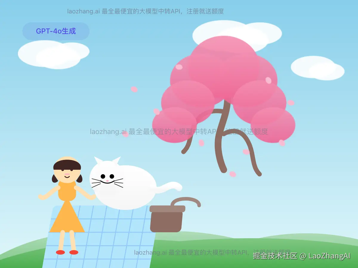 GPT-4o生成的吉卜力风格插画