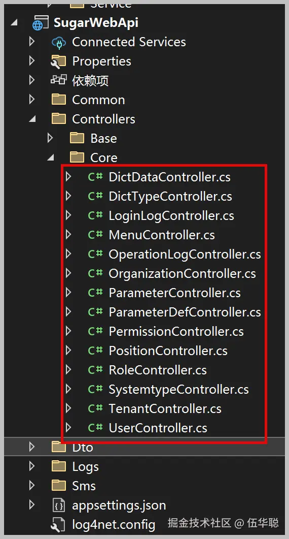 WebAPI的控制器类的生成
