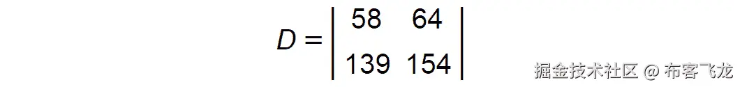 图 1.22：矩阵 D
