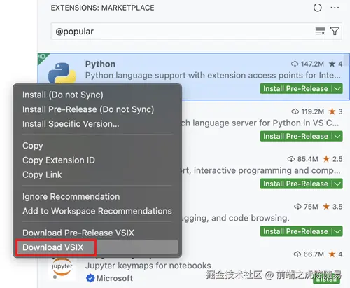 下载扩展不安装