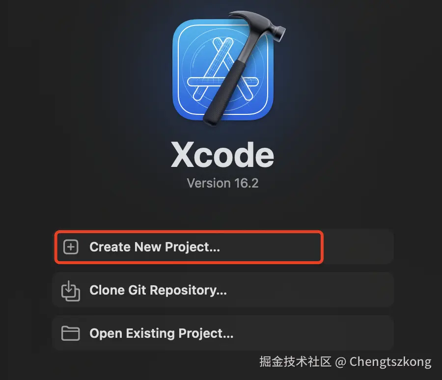 Create New Project