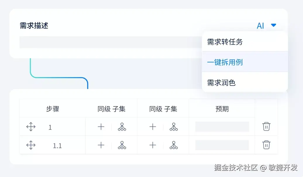 ZenTao AI function: one-click use case removal function