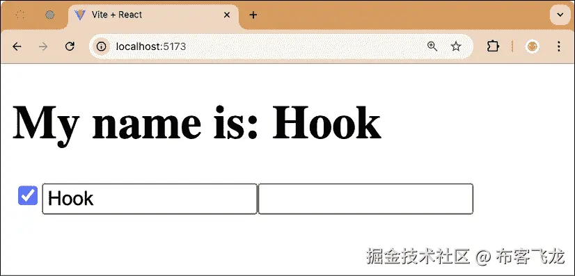 图 2.3 – 点击复选框后应用的状态