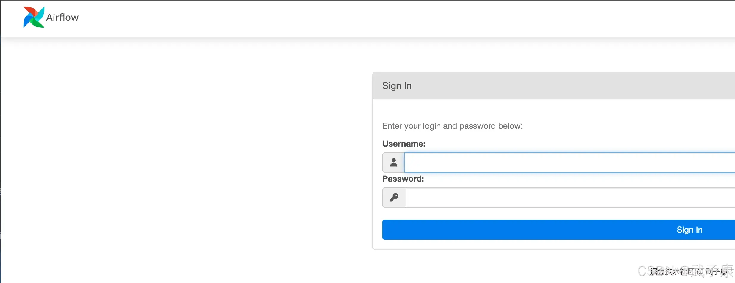 离线数仓 访问 airflow 网页内容