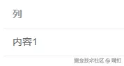 默认表格