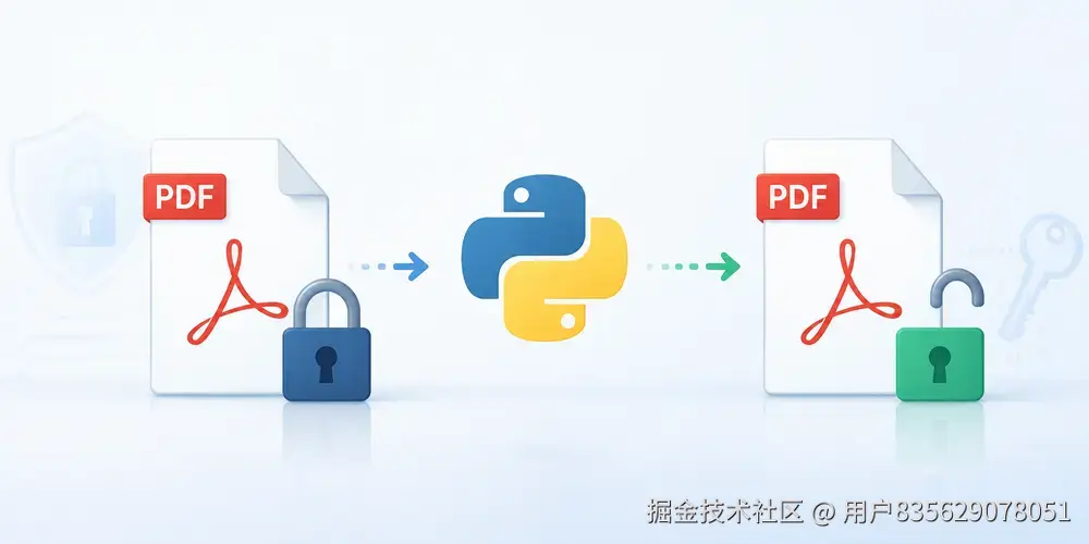 使用 Python 加密和解密 PDF 文档