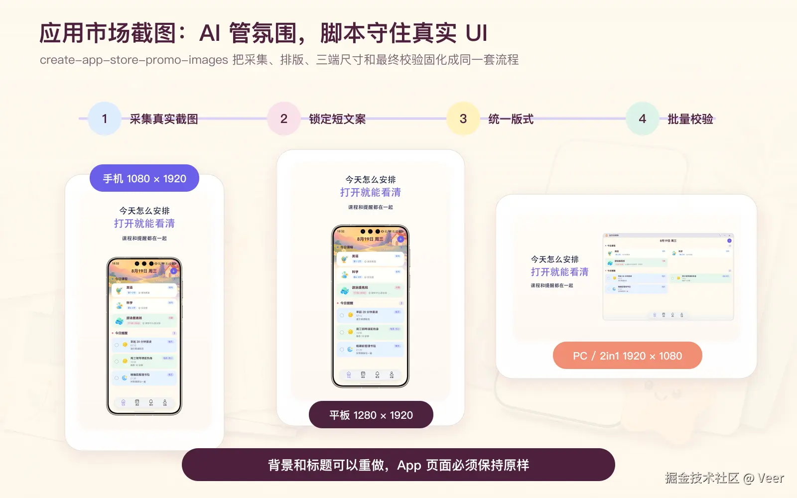 应用市场宣传图 Skill 工作流