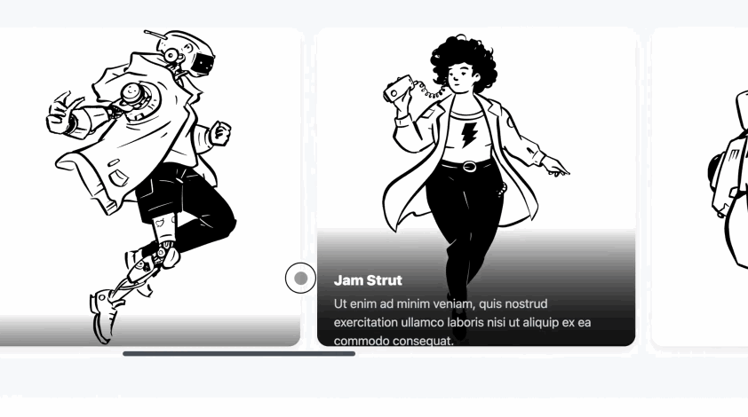 Snap Changing：https://codepen.io/web-dot-dev/pen/wvLPPBL