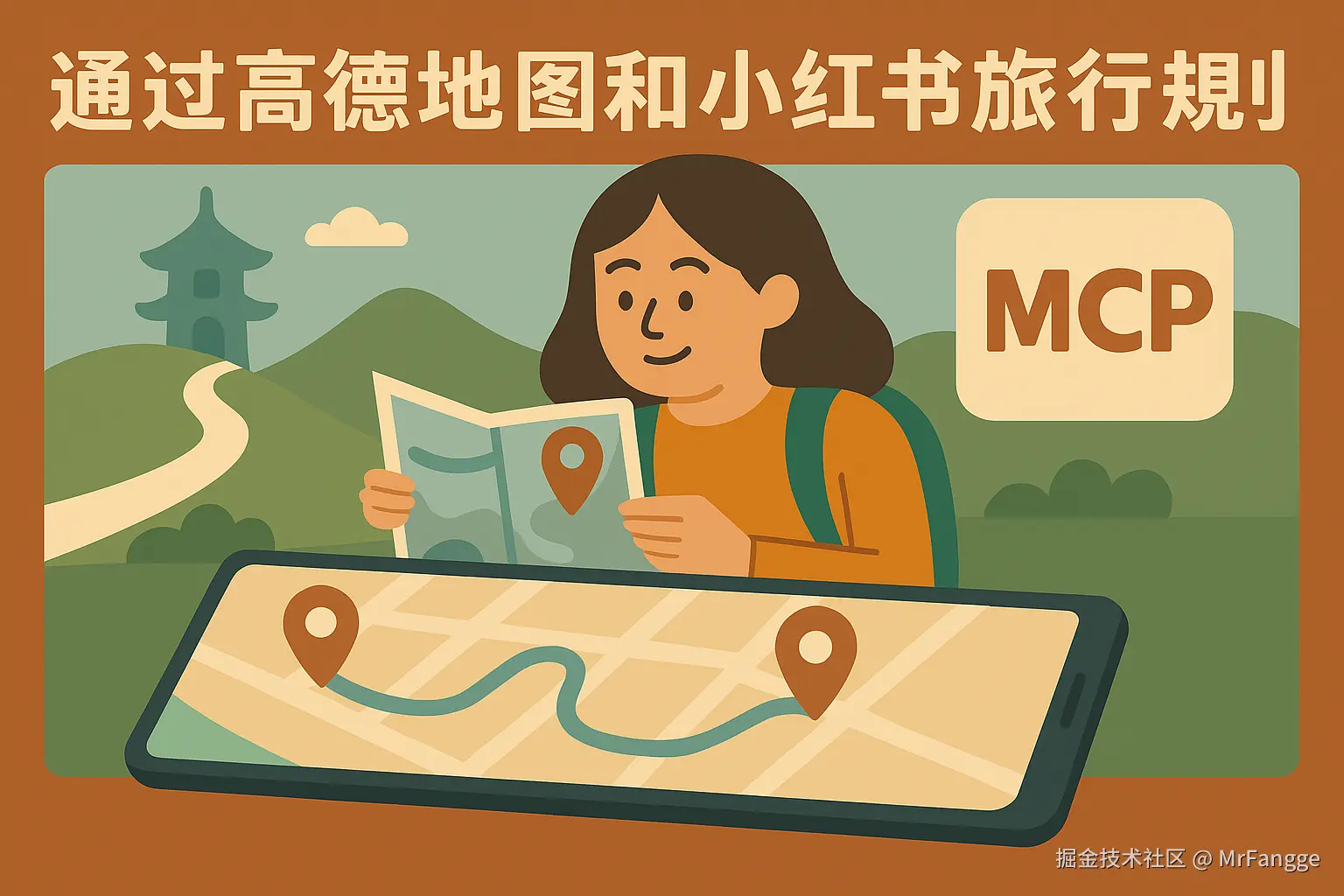 利用高德地图和小红书MCP生成旅行规划图转存失败，建议直接上传图片文件