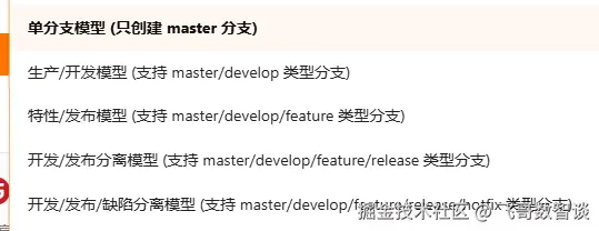 Gitee上常用的分支模型