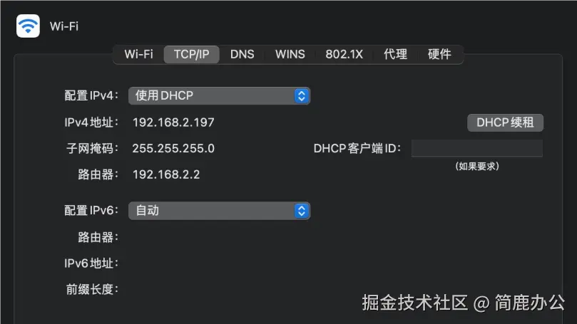 MacOS 网络查询