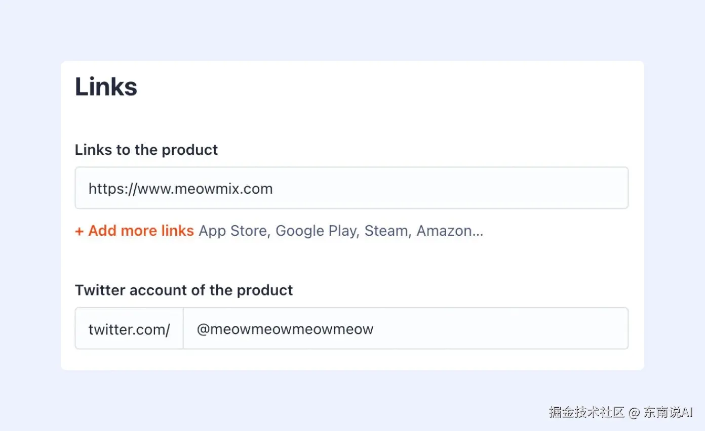 添加帖子提交的链接