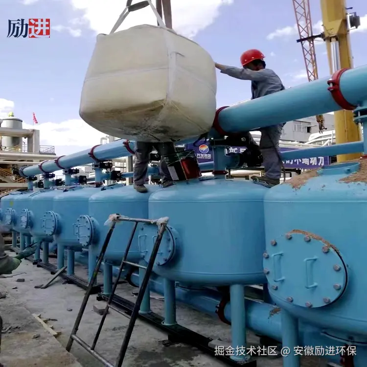 浅层介质过滤器现场实拍图 (1)