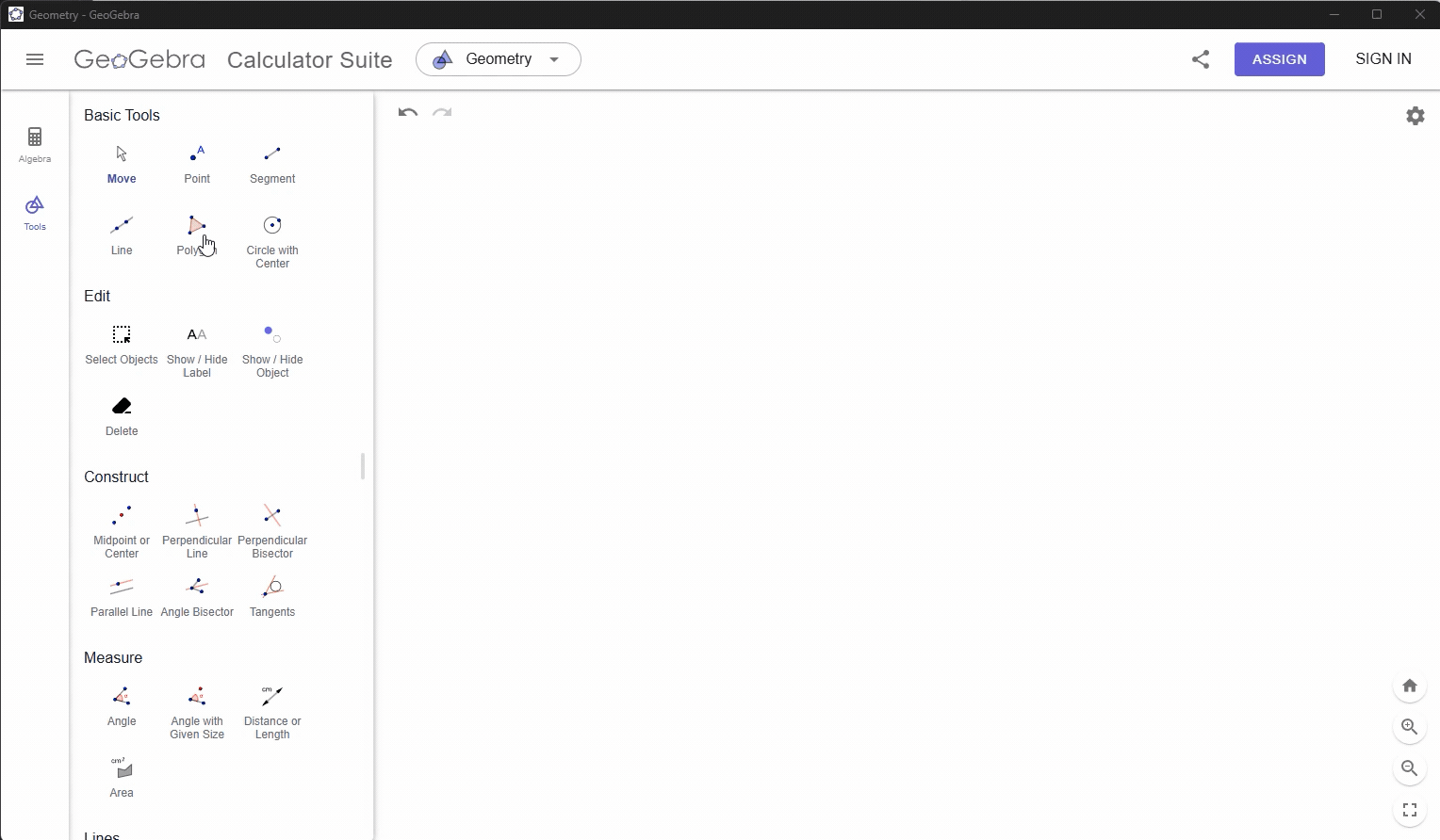 polygon工具的使用