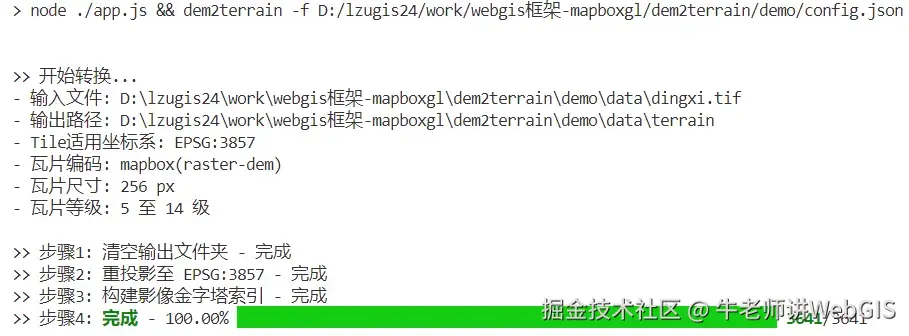 切片完成
